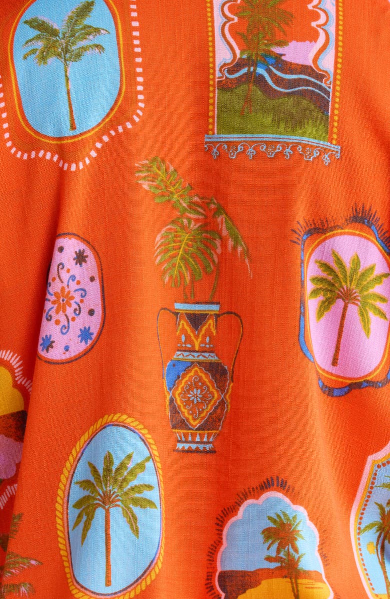 SUGARLIPS Maury Postcard Shirt, Alternate, color, Red-Pink-Multi