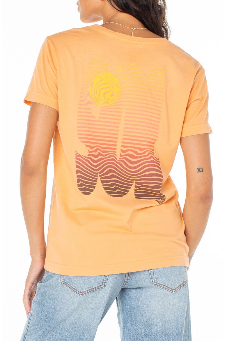 Graphic Print T-Shirt, Alternate, color, MUSKMELON