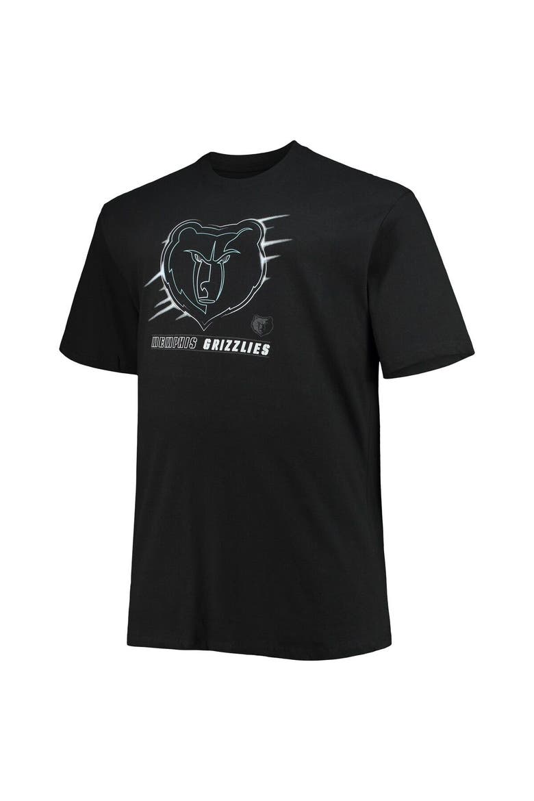 Men's Black Memphis Grizzlies Big & Tall Pop T-Shirt, Alternate, color, Black