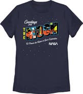 NASA Junior's NASA Greetings from the Moon Graphic T-Shirt