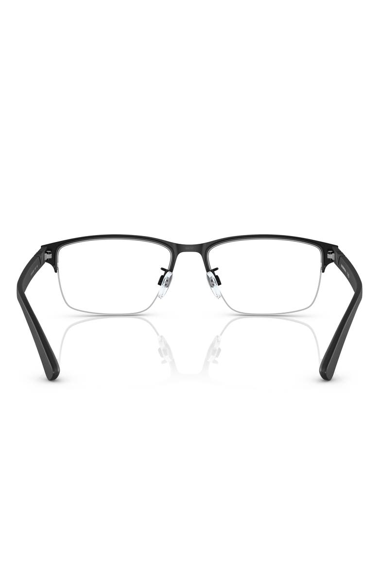 Emporio Armani 56mm Pillow Optical Glasses, Alternate, color,