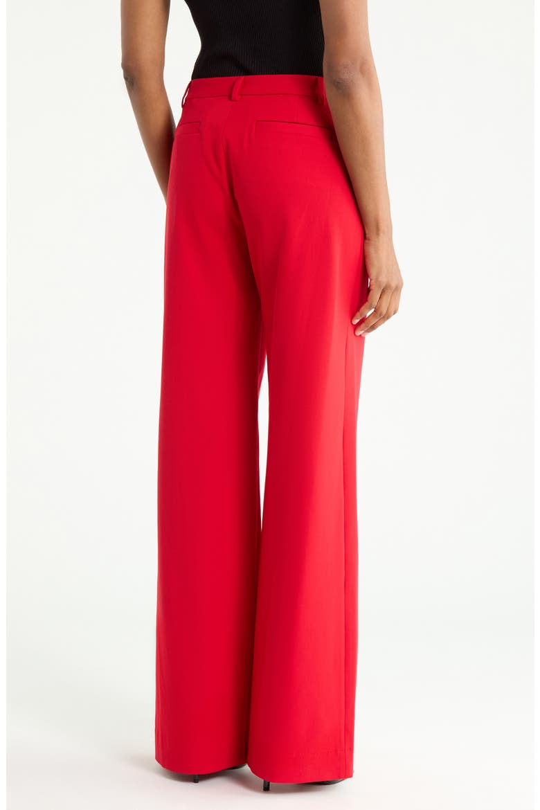 Livvy Straight Leg Trousers, Alternate, color, SCARLET RED