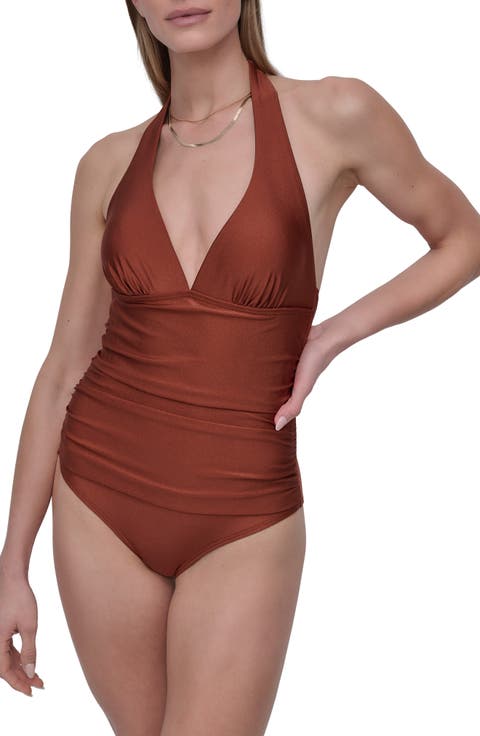Halter One-Piece Swimsuit