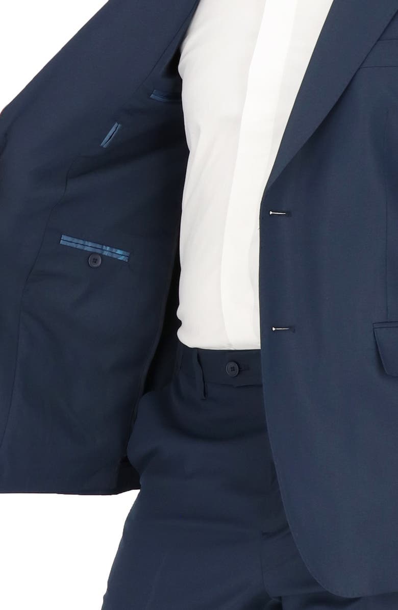 Scotch & Soda Traveler Tech Stretch Sport Coat, Alternate, color, Navy