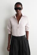COS Button-down Collar Linen Shirt
