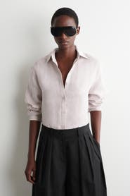 COS Button-down Collar Linen Shirt