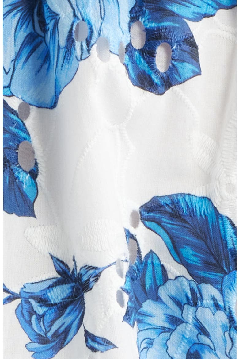 Floral Eyelet Lace Dress, Alternate, color, MARINA MULTI