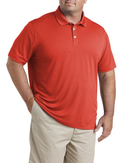 Big & Tall Solid Golf Polo Shirt