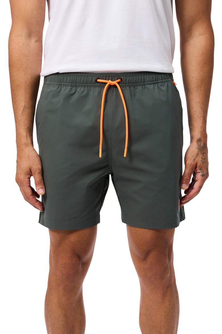 Palm View Hydrochromic Swim Trunks, Main, color, URBAN CHIC