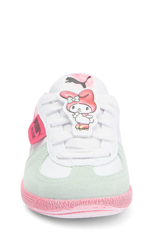 Puma X Hello Kitty® And Friends Little Kids' Palermo Sneakers In White-magic Rose