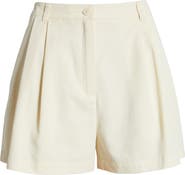 Solid & Striped The Oceane High Waist Cotton Blend Shorts