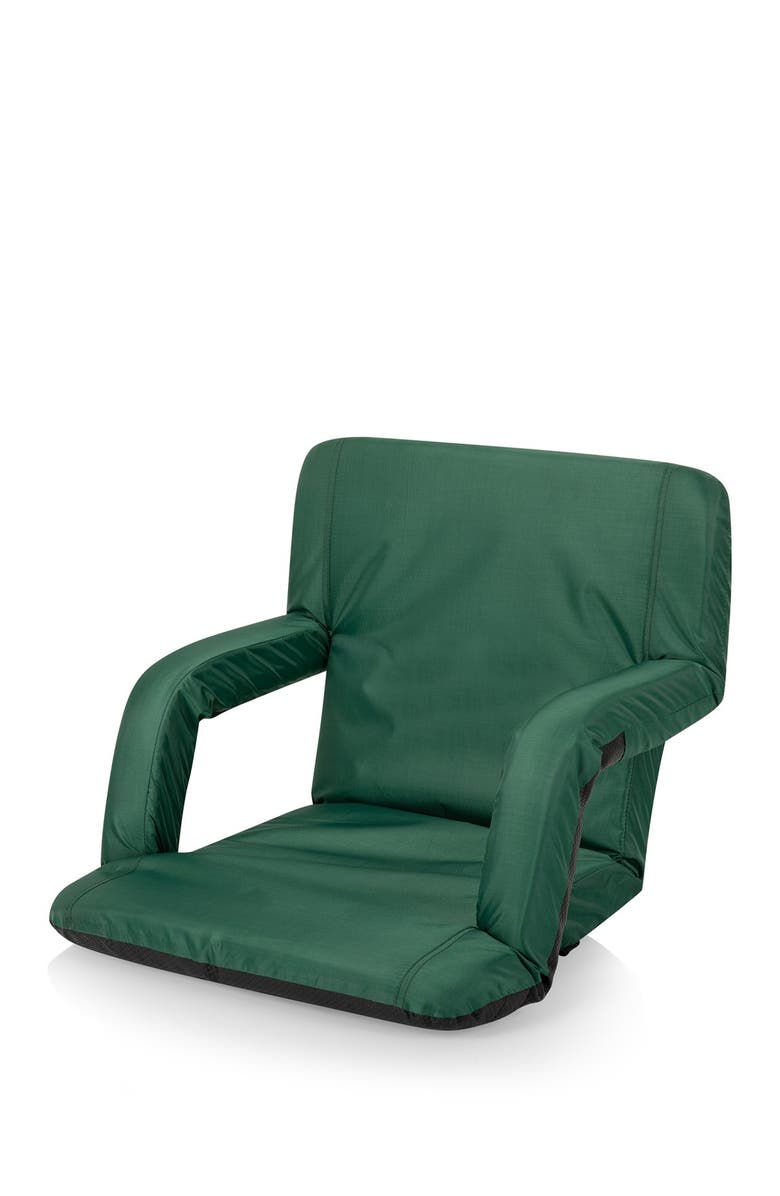 Picnic Time Ventura Portable Reclining Stadium Seat, Main, color, Green