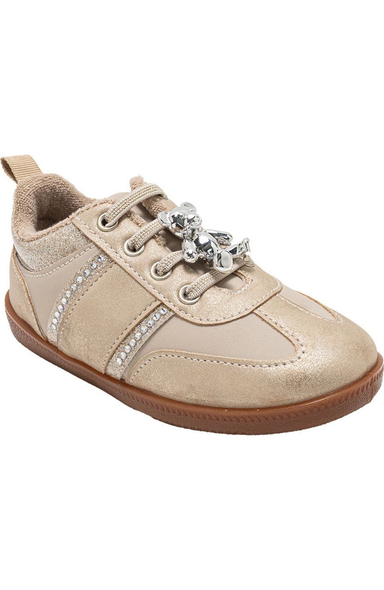 bebe Kids' Embellished Low Top Sneaker, Main, color, Tan