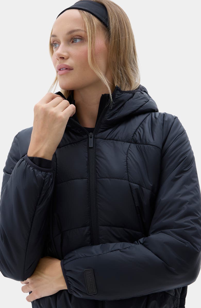 Halfdays Claude Water Repellent Quilted Puffer Jacket, Alternate, color, Black