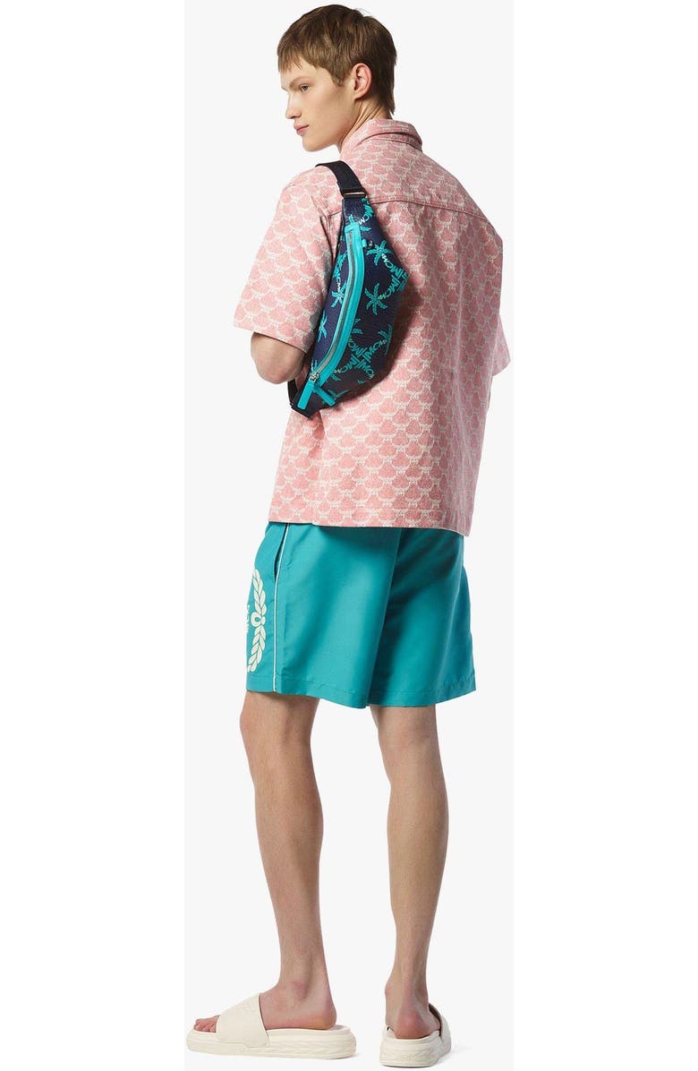 MCM Fursten Belt Bag in Palm Canvas, Alternate, color,