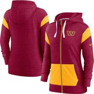 Nike Women's Nike Burgundy/Gold Washington Commanders Monaco Lightweight Full-Zip Hoodie