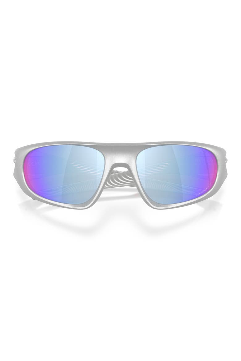 Neoforma 60mm Prizm™ Polarized Oval Sunglasses, Alternate, color, SILVER / PRIZM DEEP WATER