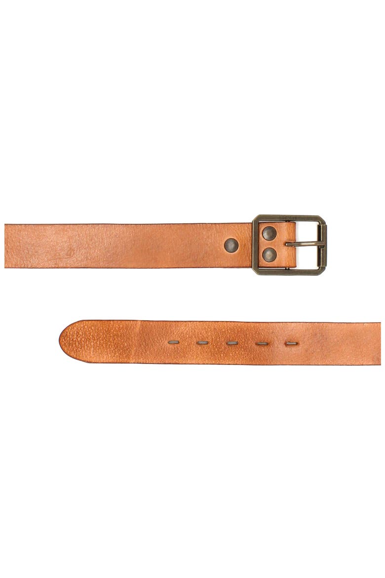 Drifter Leather Belt, Alternate, color, Tan DD