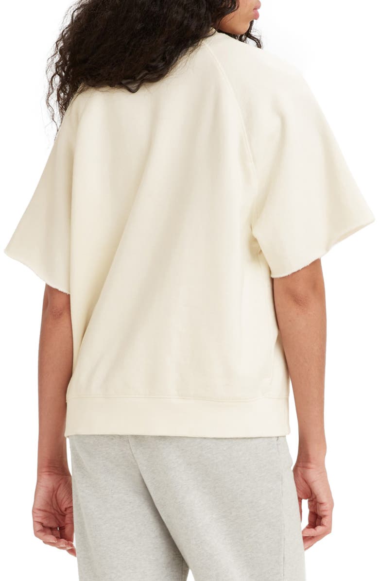 Levi's<sup>®</sup> Gold Tab<sup>™</sup> Short Sleeve Cotton Blend Fleece Graphic Sweatshirt, Alternate, color,