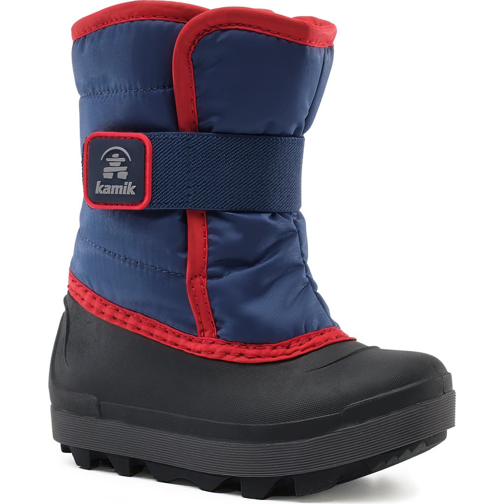 Kamik Kids' Snowbug 7 Waterproof Faux Fur Lined Boot in Navy  product