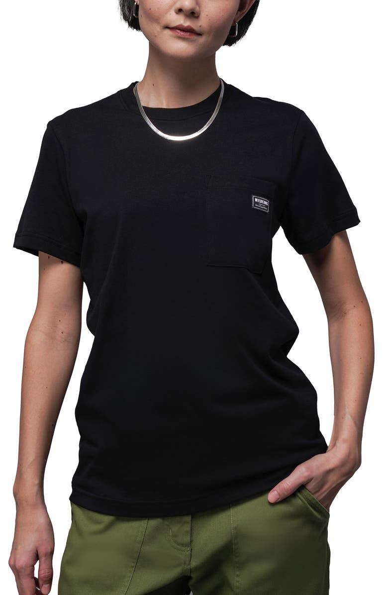 WILDFANG The Everyday Pocket Tee, Main, color, Black