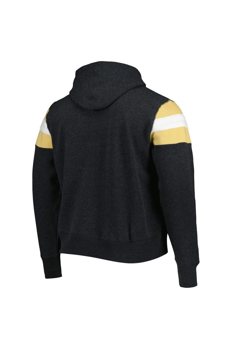 Men's '47 Black New Orleans Saints Legacy Premier Nico Pullover Hoodie, Alternate, color, Black