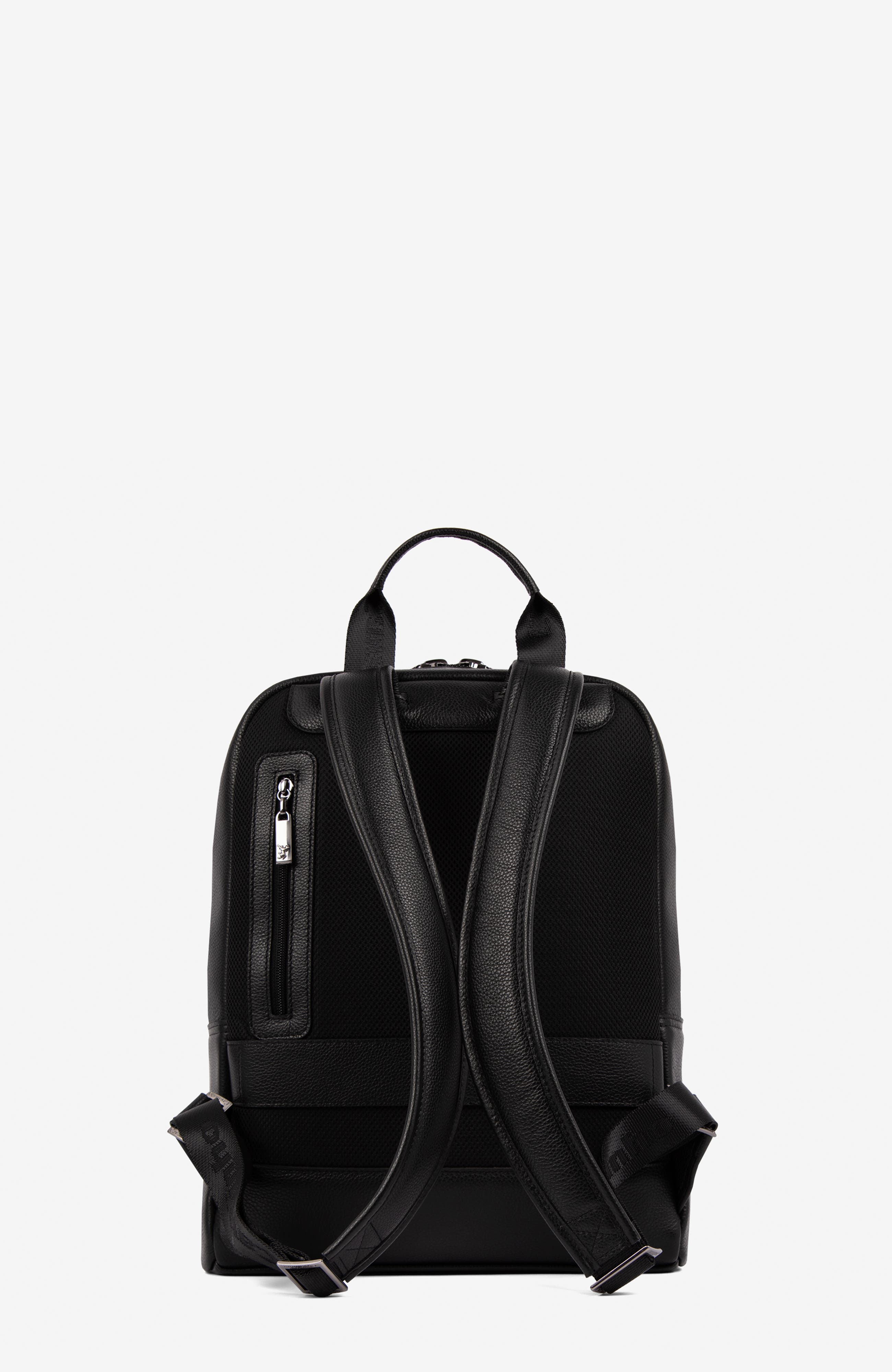 El Cavaleiro 543 Leather Backpack, Alternate, color, Black