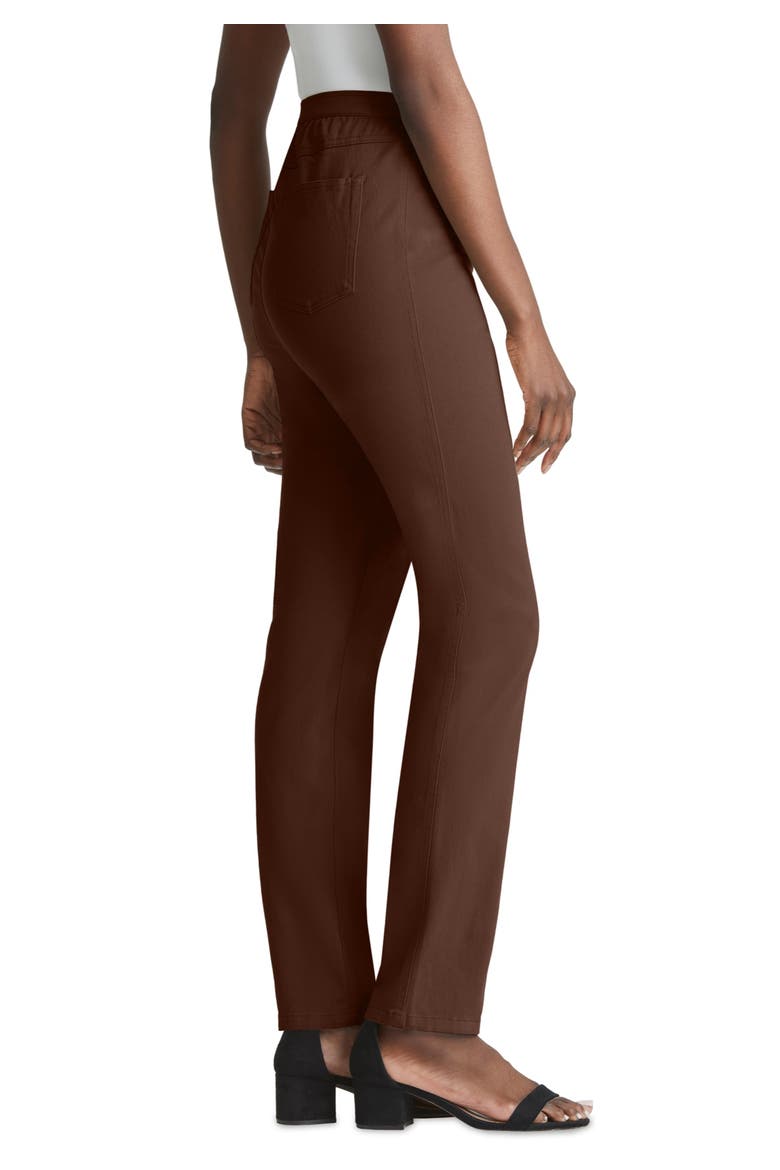 Stretch Denim Straight Leg Jegging, Alternate, color, RICH BROWN