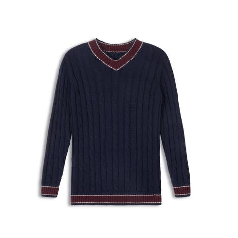 Looms Cable Knit Boys Collection - Sweater (Toddler, Little Kid & Big Kid)