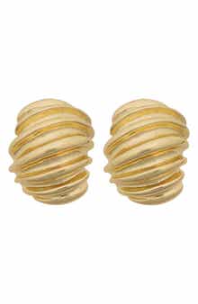 Panacea Textured Dome Stud Earrings