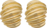 Panacea Textured Dome Stud Earrings