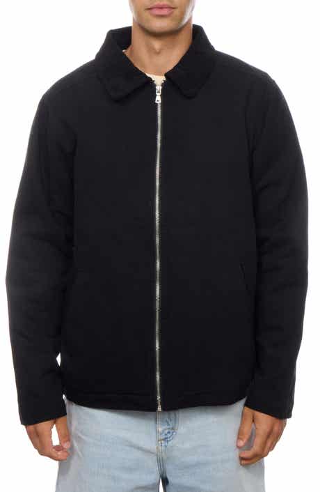 Corduroy Collar Cotton Twill Jacket