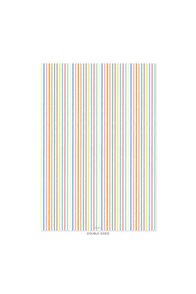 Eight Sheets Two-Sided "Reef Party" Heavyweight Gift Wrap, Alternate, color, Multicolored