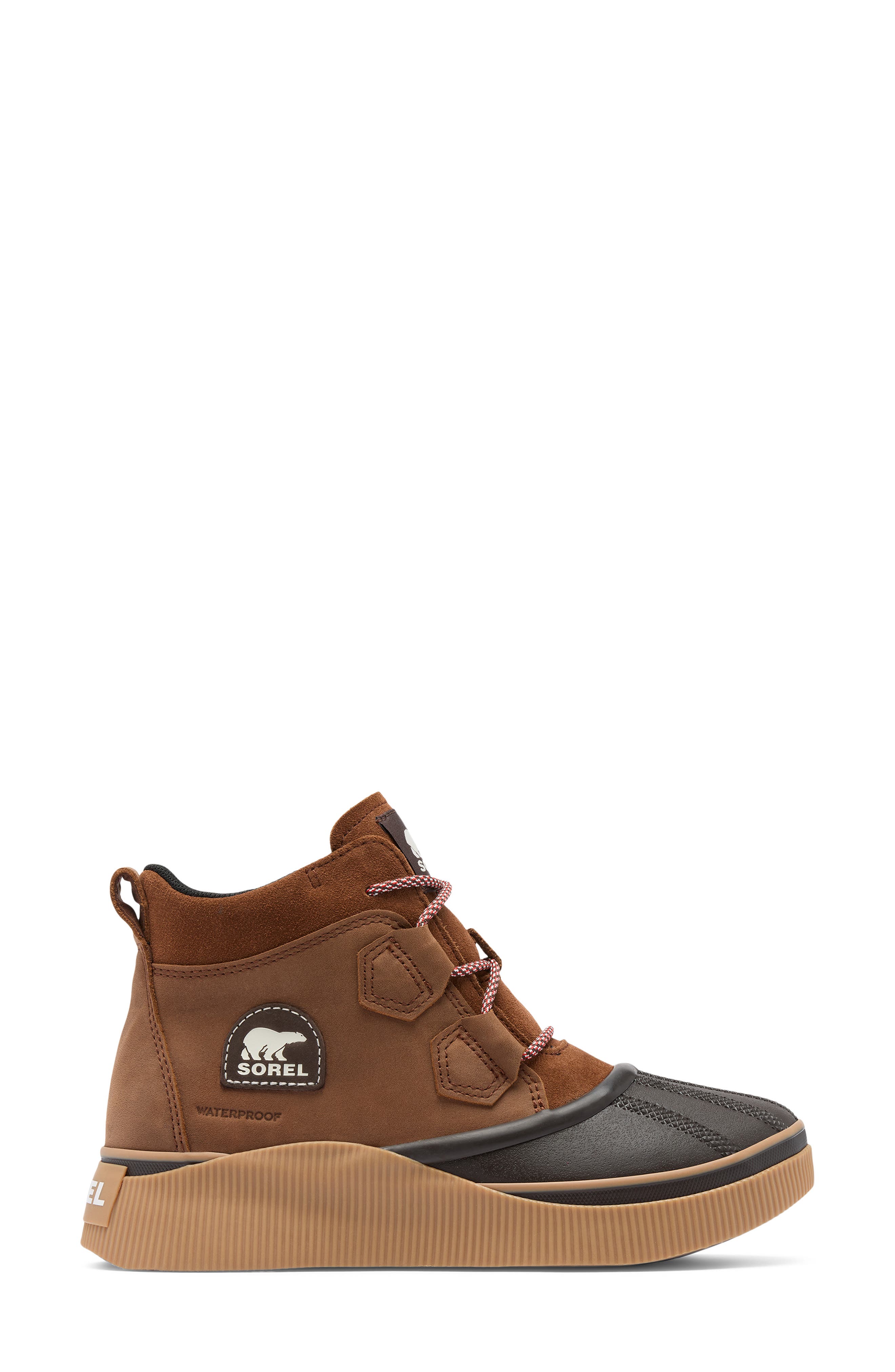 Out N About IV Classic Waterproof Duck Boot, Alternate, color, DARK AUBURN/ BLACKEN