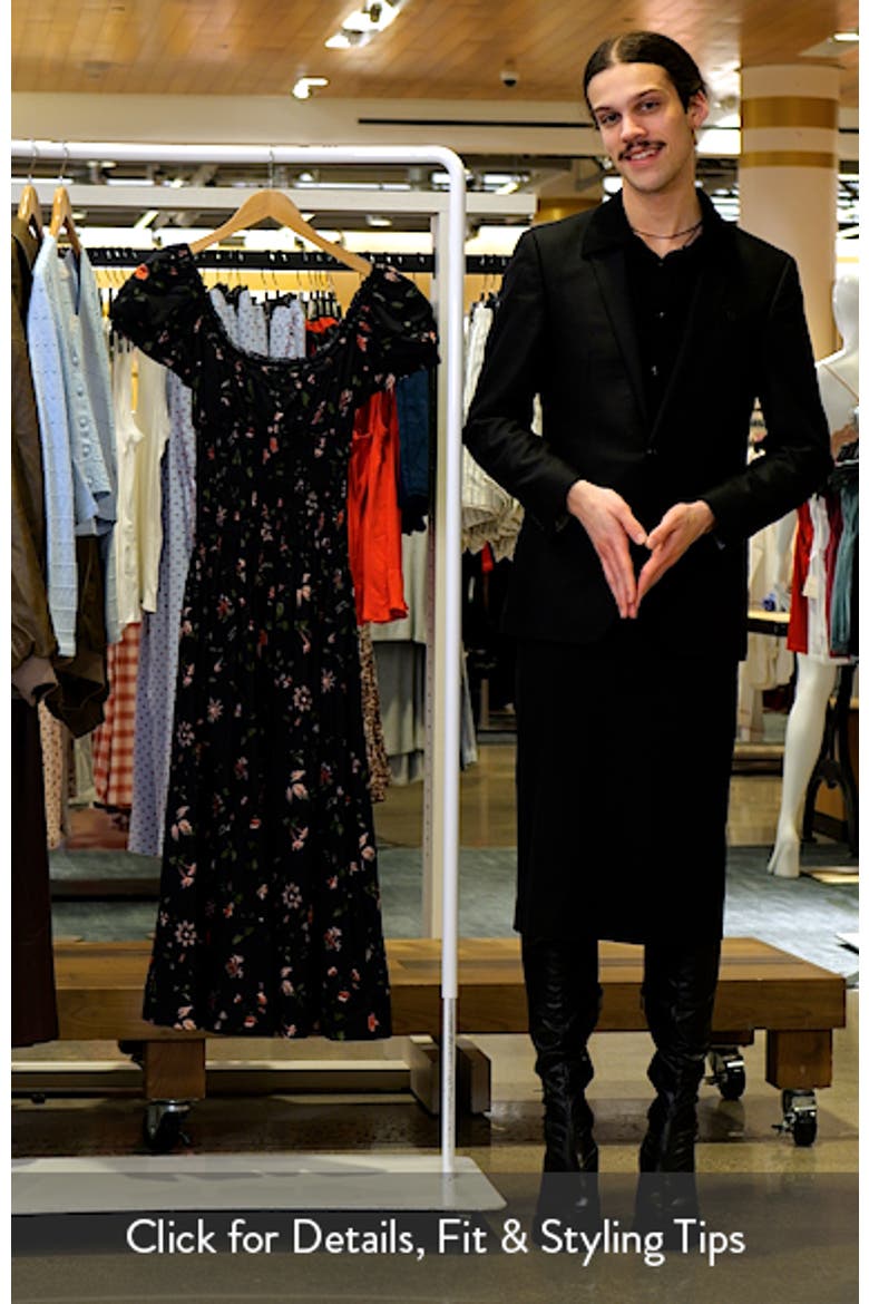 Riva Shirred Midi Dress video