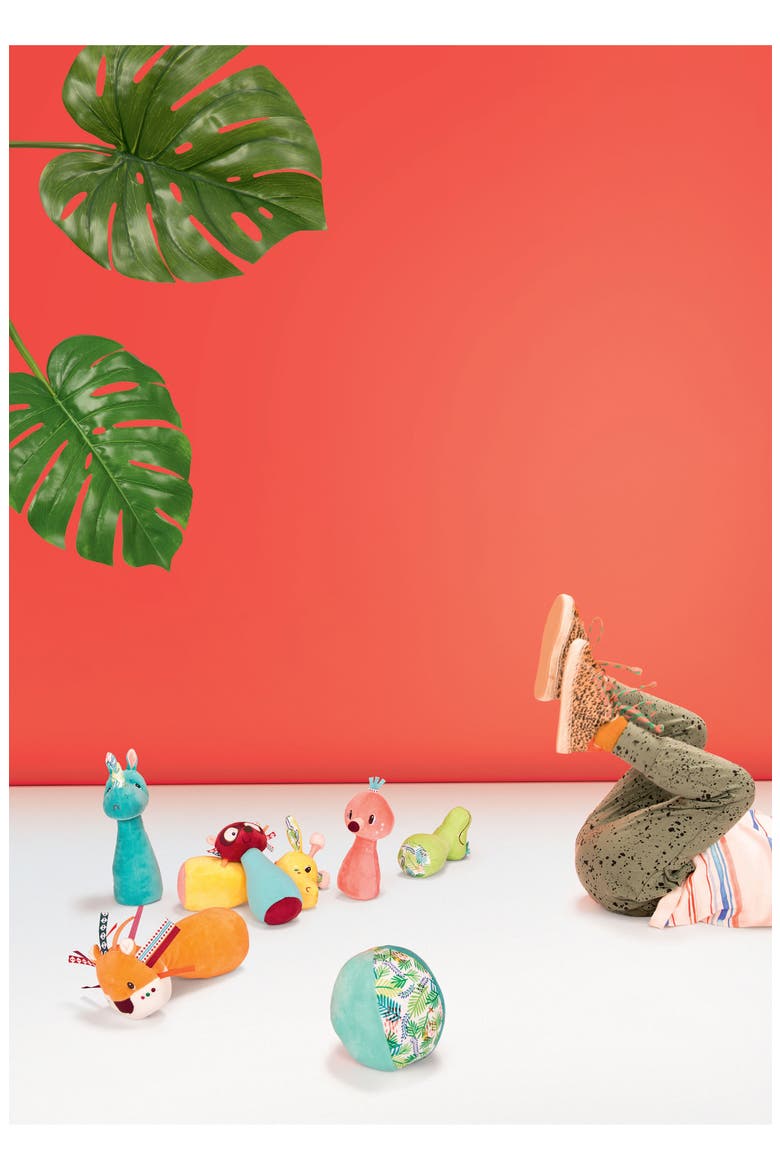 Jungle Bowling Set, Alternate, color, ORANGE
