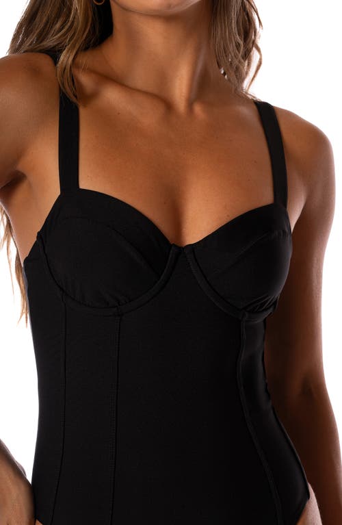 Maaji Midnight Black One-piece Swimsuit In Black
