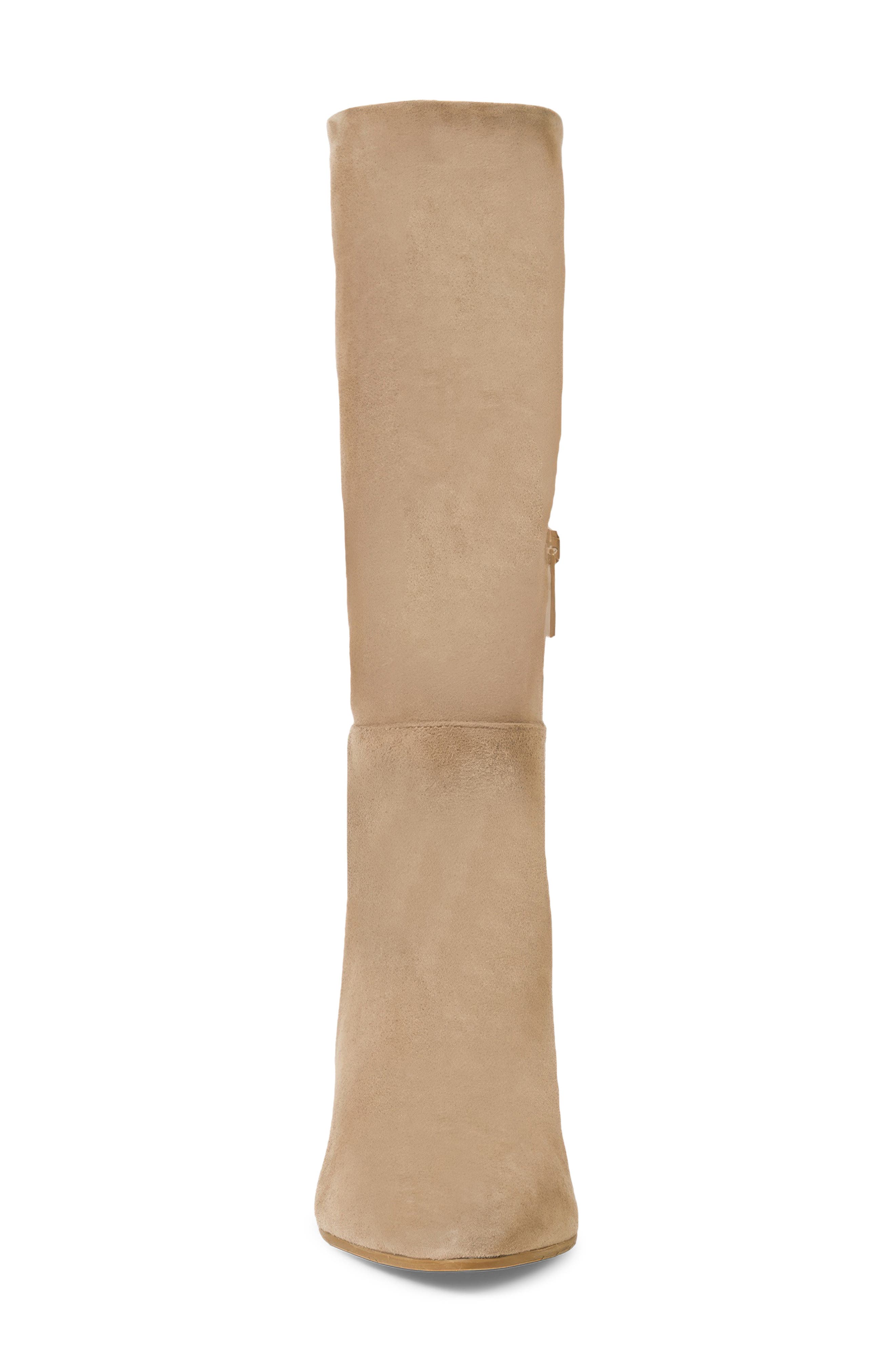 Patti Leather Boot, Alternate, color, SAND SUEDE