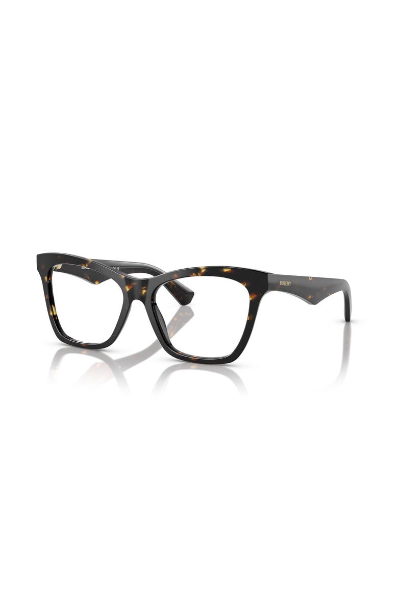 Burberry 52mm Cat Eye optical glasses, Main, color, Tortoise