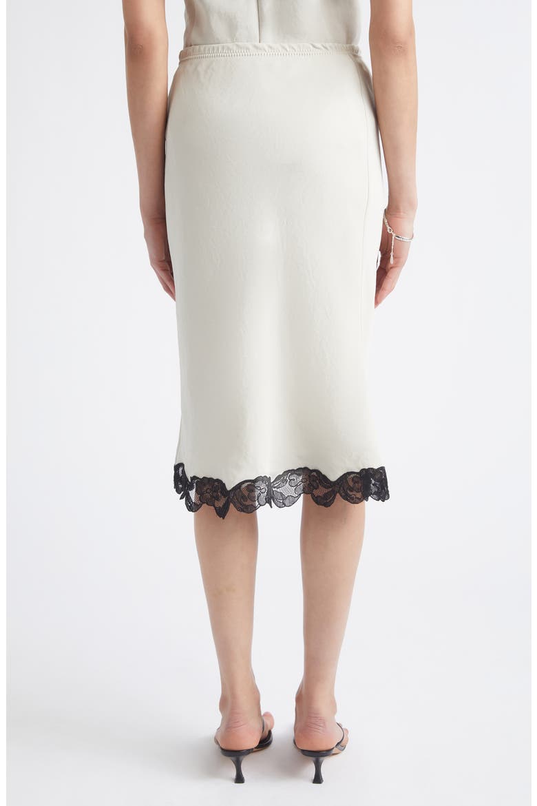 Bias Lace Midi Skirt, Alternate, color, CHAMPAGNE