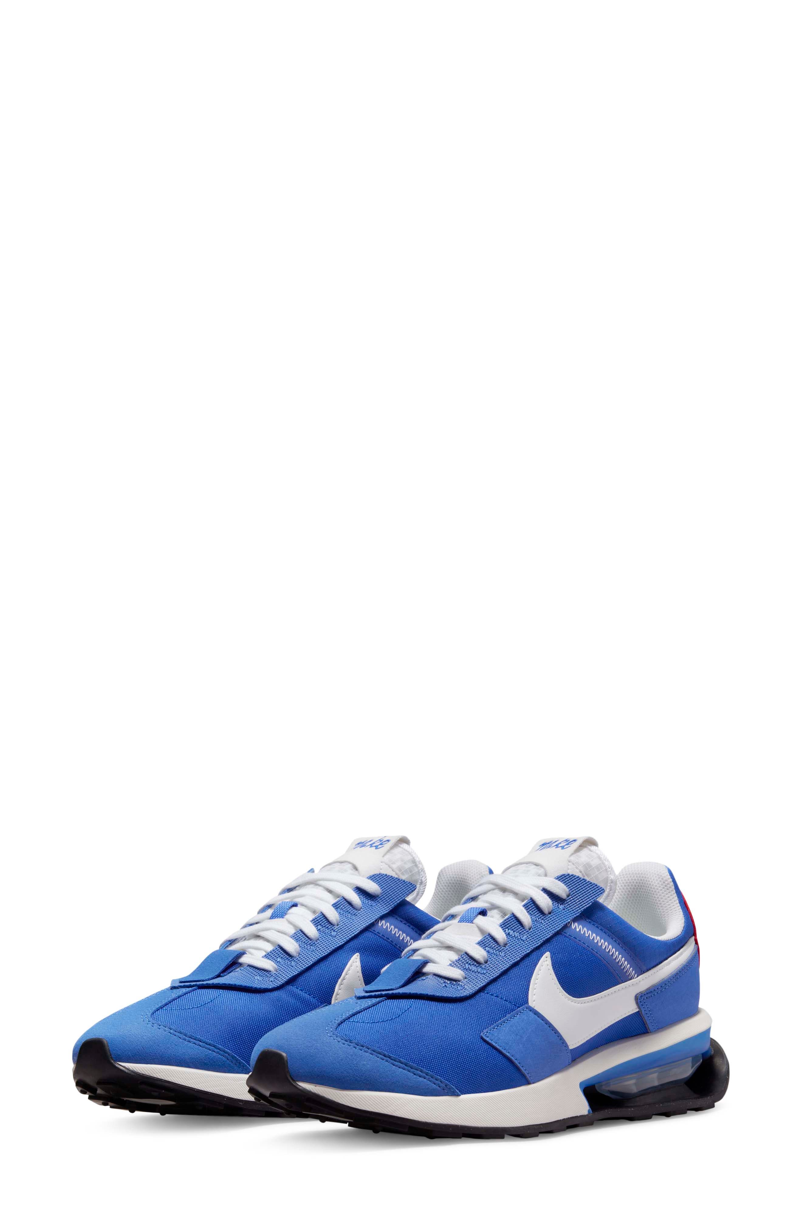 Air Max Pre-Day Sneaker, Main, color, HYPER ROYAL/ WHITE/ RED