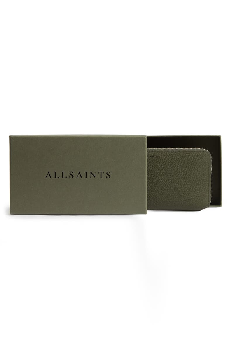 AllSaints Fetch Leather Phone Wristlet, Alternate, color,