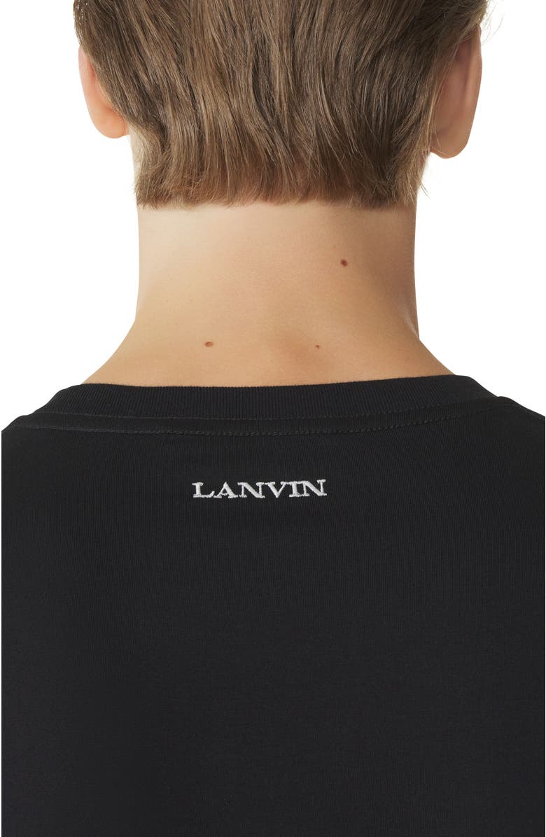 Lanvin Black Mother And Daughter T-Shirt, Alternate, color, Black
