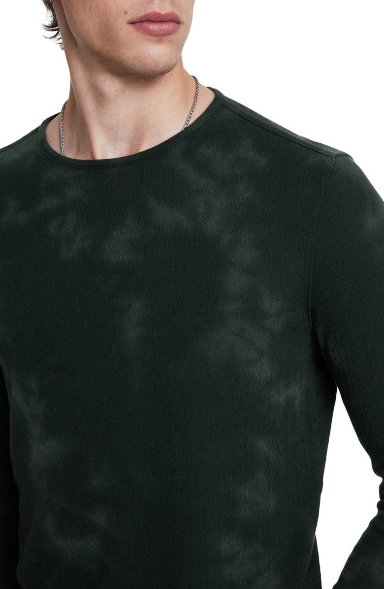 John Varvatos Bristols Long Sleeve Pima Cotton T-Shirt, Alternate, color, Seaweed