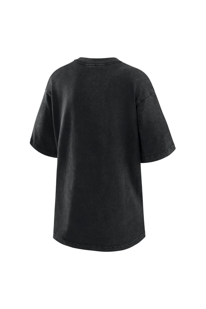 Women's WEAR by Erin Andrews  Black San Francisco Giants Oversized Boyfriend T-Shirt, Alternate, color, Black