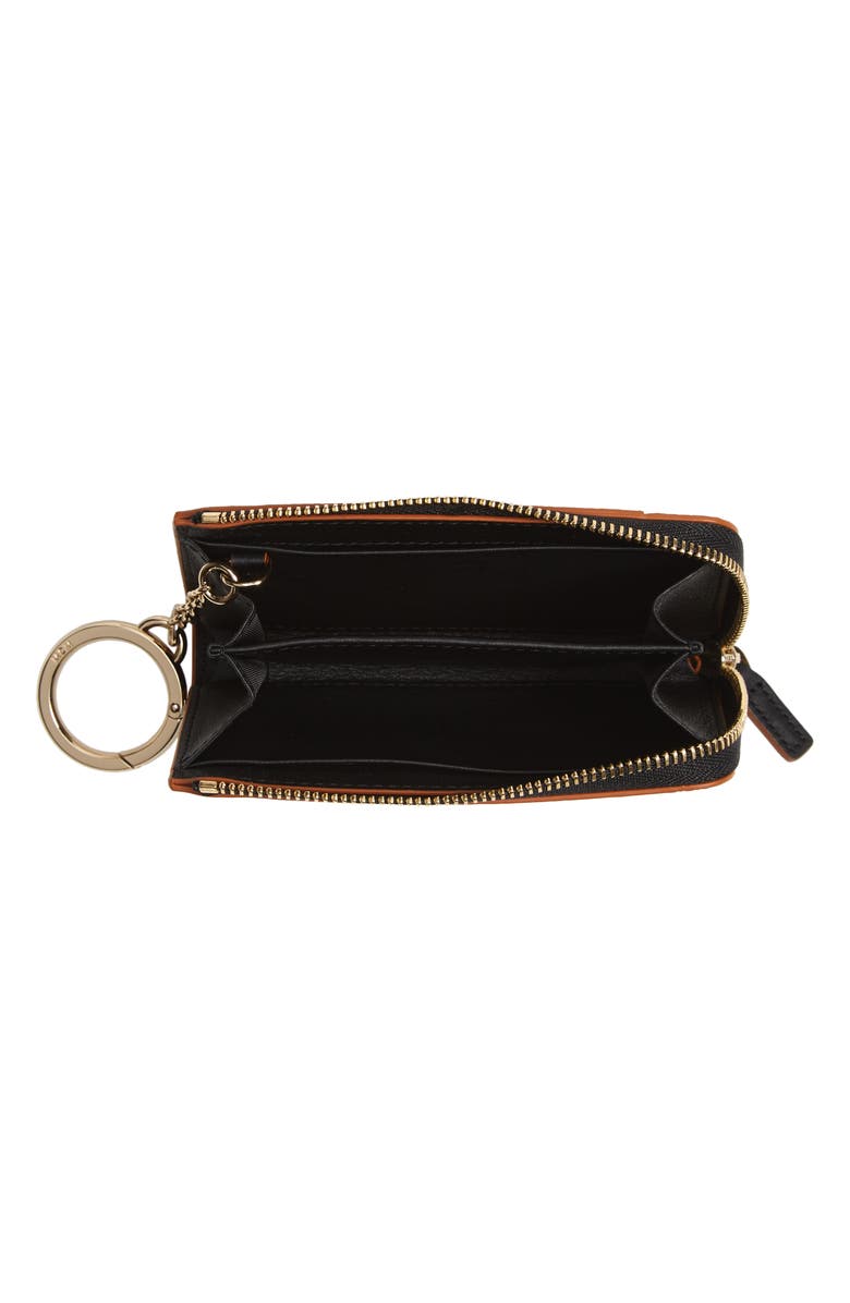 MCM Klara Monogram Zip Mini Wallet, Alternate, color, 