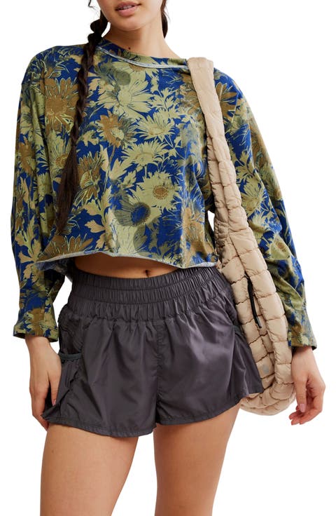 Inspire Floral Boxy Long Sleeve T-Shirt