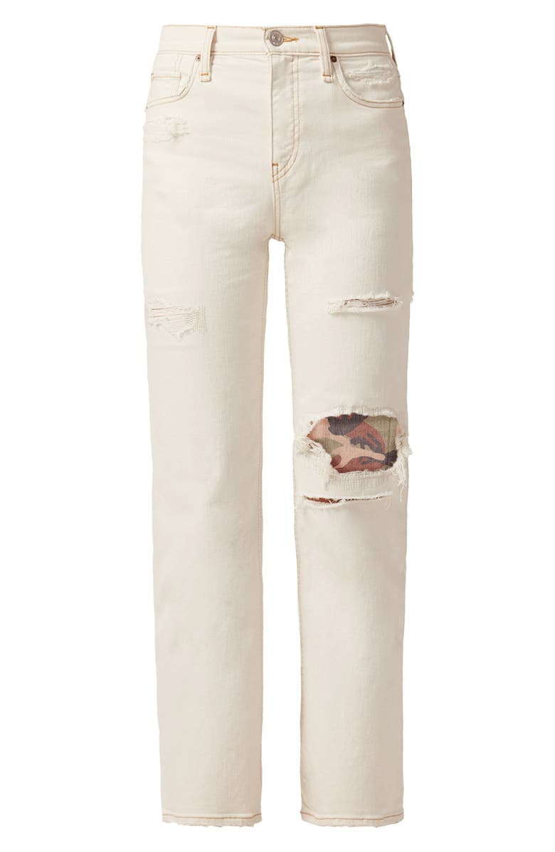 Hudson Jeans Remi Straight Ankle Jeans, Alternate, color, Rip And Repair