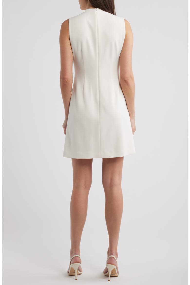 Floral Appliqué Sheath Dress, Alternate, color, WHITE DOVE