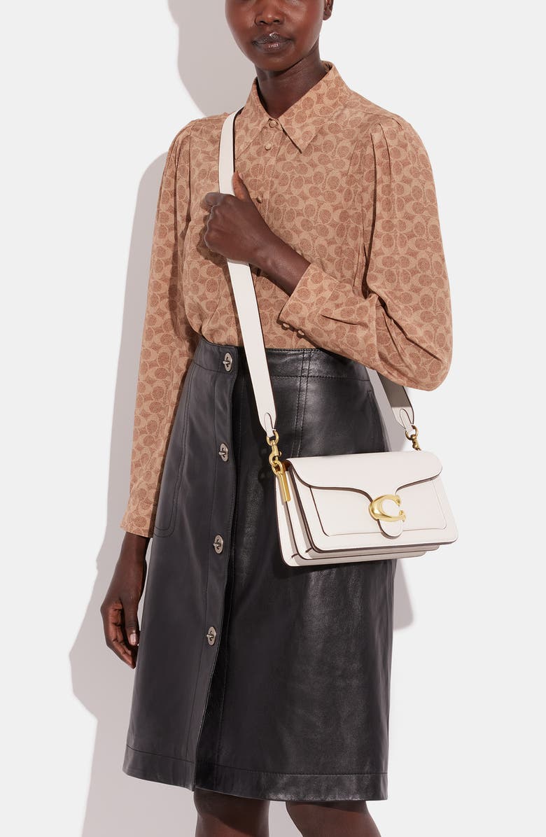 COACH Tabby 26 Leather Shoulder Bag, Alternate, color, B4/ Chalk